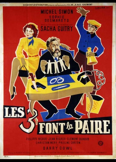 affiche du film TROIS FONT LA PAIRE (LES)