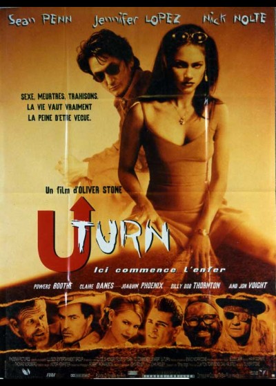 U TURN movie poster