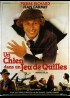 affiche du film UN CHIEN DANS UN JEU DE QUILLES