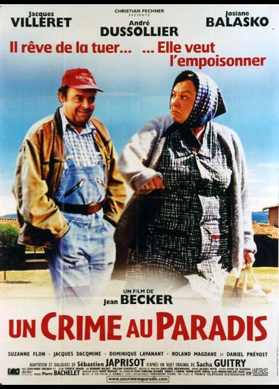 affiche du film UN CRIME AU PARADIS