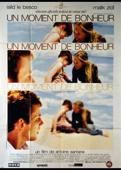 affiche du film UN MOMENT DE BONHEUR