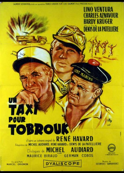 affiche du film UN TAXI POUR TOBROUK