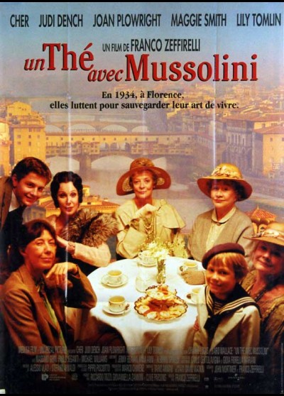 affiche du film UN THE AVEC MUSSOLINI