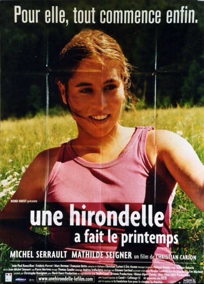 affiche du film UNE HIRONDELLE A FAIT LE PRINTEMPS