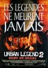 URBAN LEGEND 2 FINAL CUT movie poster