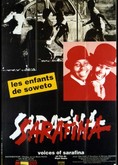 affiche du film VOICES OF SARAFINA LES ENFANTS DE SOWETO