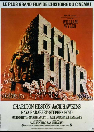 affiche du film BEN HUR