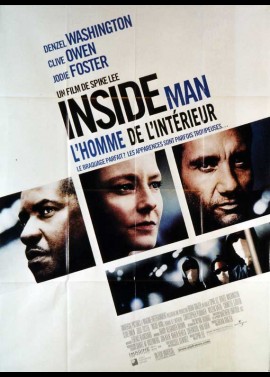 affiche du film INSIDE MAN L'HOMME DE L'INTERIEUR