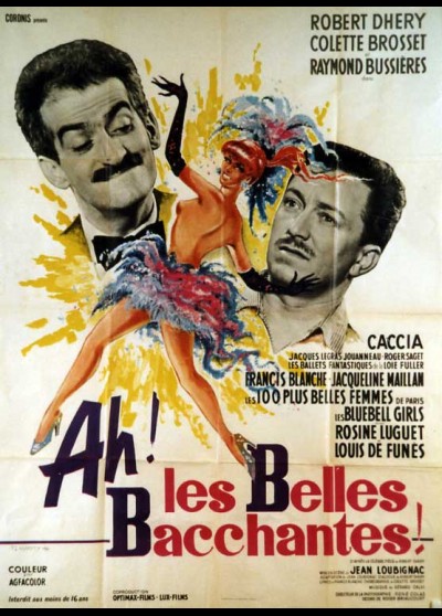 affiche du film AH LES BELLES BACCHANTES