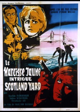 affiche du film NARCISSE JAUNE INTRIGUE SCOTLAND YARD (LE)