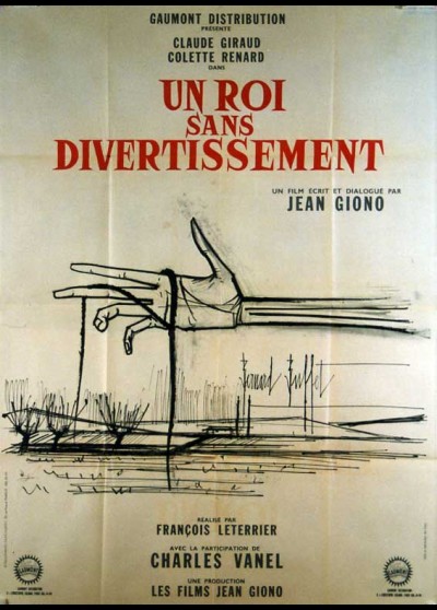 affiche du film UN ROI SANS DIVERTISSEMENT