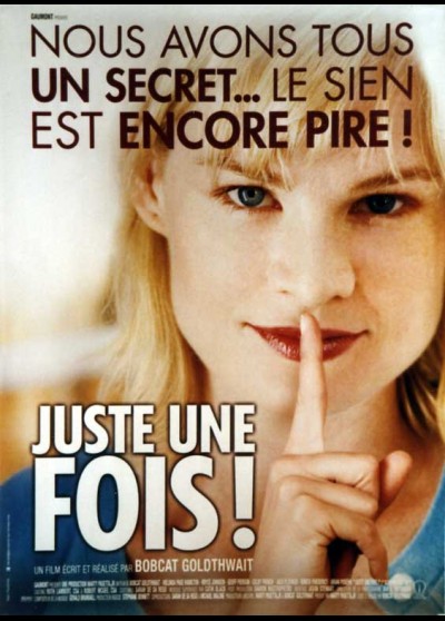 affiche du film JUSTE UNE FOIS