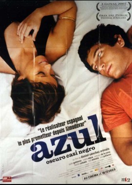 affiche du film AZUL OSCURO CASI NEGRO