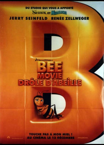 affiche du film BEE MOVIE DROLE D'ABEILLE