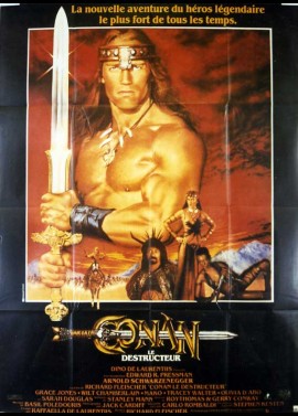 affiche du film CONAN LE DESTRUCTEUR