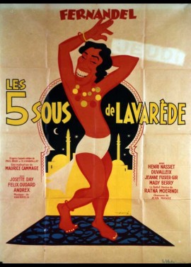 affiche du film CINQ SOUS DE LAVAREDE (LES)