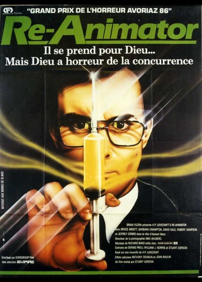 affiche du film RE ANIMATOR