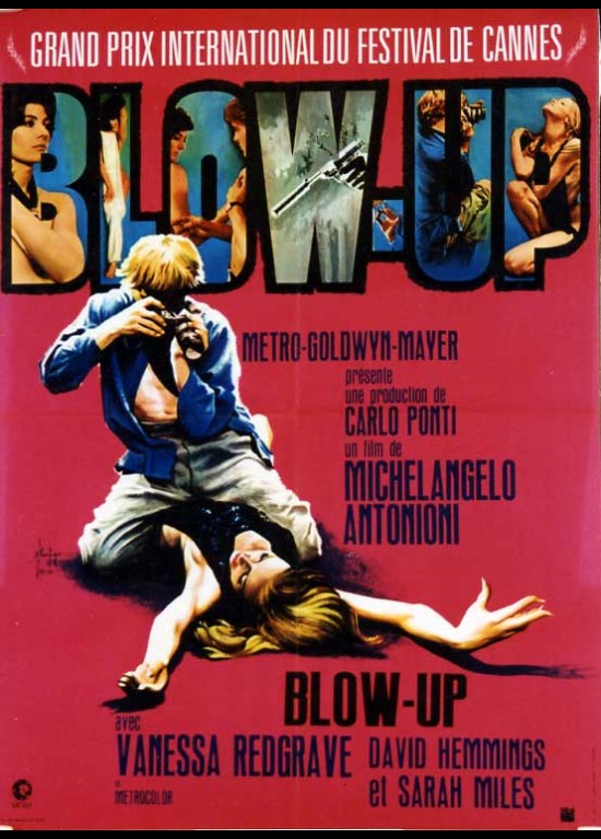 poster BLOW UP Michelangelo Antonioni CINESUD movie posters