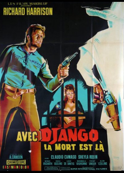 affiche du film AVEC DJANGO LA MORT EST LA