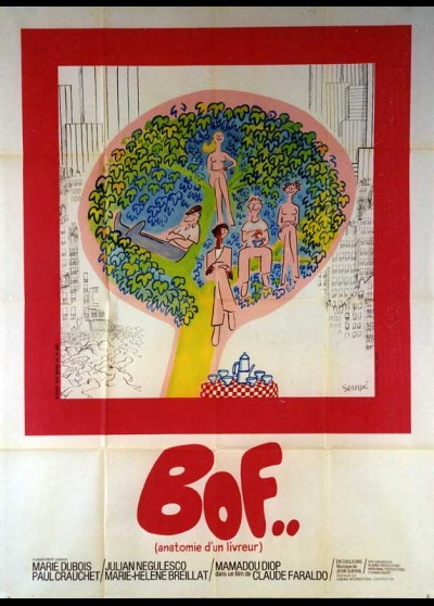 affiche du film BOF ANATOMIE D'UN LIVREUR