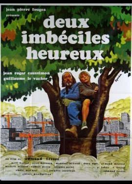 affiche du film DEUX IMBECILES HEUREUX