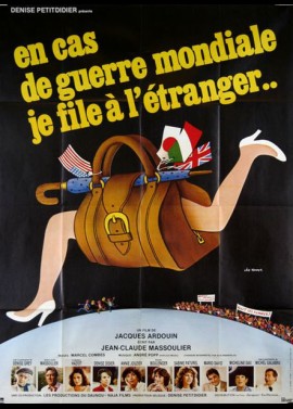 affiche du film EN CAS DE GUERRE MONDIALE JE FILE A L'ETRANGER