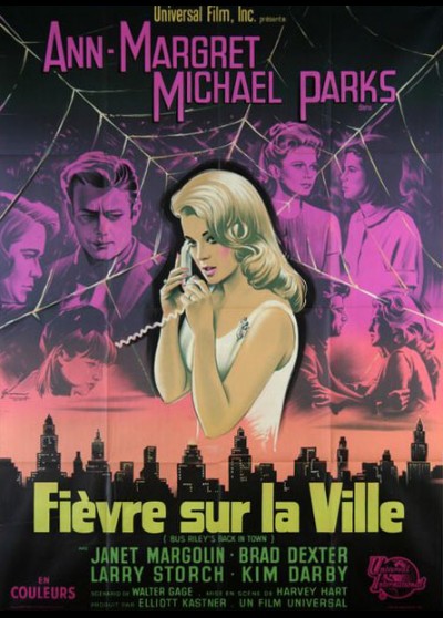 affiche du film FIEVRE SUR LA VILLE