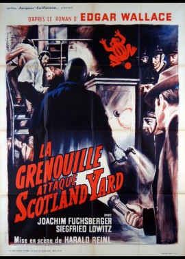 affiche du film GRENOUILLE ATTAQUE SCOTLAND YARD (LA)