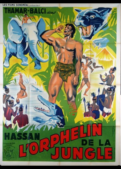 affiche du film HASSAN L'ORPHELIN DE LA JUNGLE