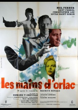 HANDS OF ORLAC (THE) movie poster