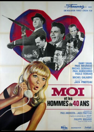 affiche du film MOI ET LES HOMMES DE QUARANTE ANS