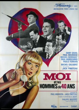 affiche du film MOI ET LES HOMMES DE QUARANTE ANS