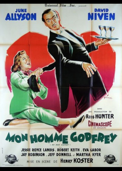 MY MAN GODFREY movie poster