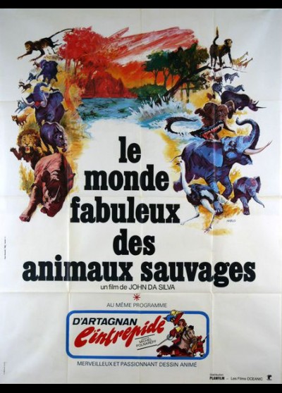 affiche du film MONDE FABULEUX DES ANIMAUX SAUVAGES (LE)