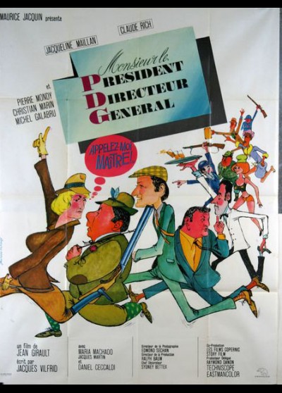 affiche du film MONSIEUR LE PRESIDENT DIRECTEUR GENERAL / MONSIEUR LE PDG