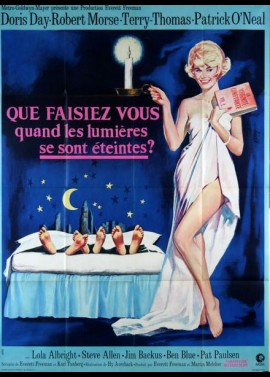 affiche du film QUE FAISIEZ VOUS QUAND LES LUMIERES SE SONT ETEINTES