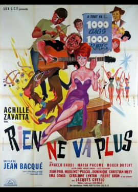 affiche du film RIEN NE VA PLUS