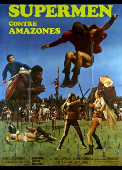 affiche du film SUPERMEN CONTRE AMAZONES