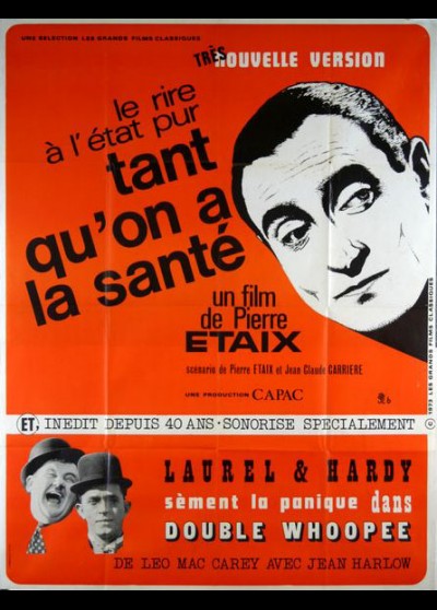 affiche du film TANT QU'ON A LA SANTE