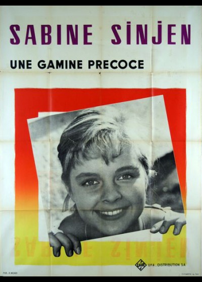 affiche du film UNE GAMINE PRECOCE