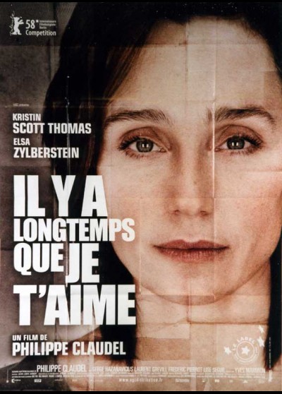 affiche du film IL Y A LONGTEMPS QUE JE T'AIME