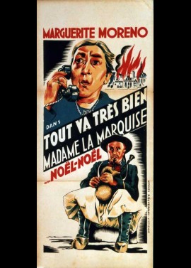 affiche du film TOUT VA TRES BIEN MADAME LA MARQUISE