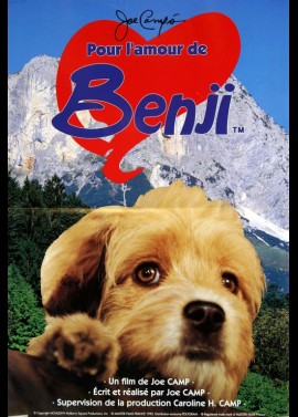 affiche du film POUR L'AMOUR DE BENJI