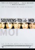 affiche du film SOUVIENS TOI DE MOI