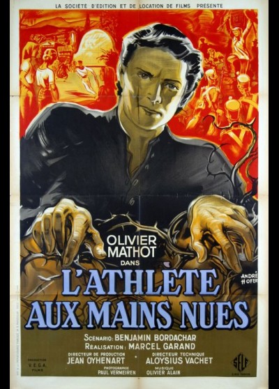 affiche du film ATHLETE AUX MAINS NUES (L')