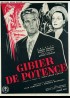 affiche du film GIBIER DE POTENCE