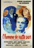 affiche du film HOMME DE NULLE PART (L')