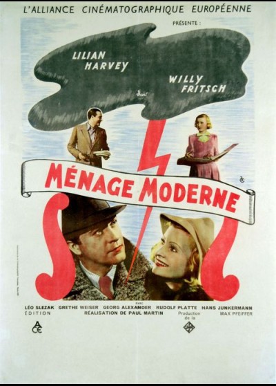 affiche du film MENAGE MODERNE