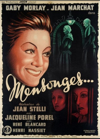 affiche du film MENSONGES