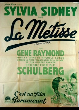 affiche du film METISSE (LA)